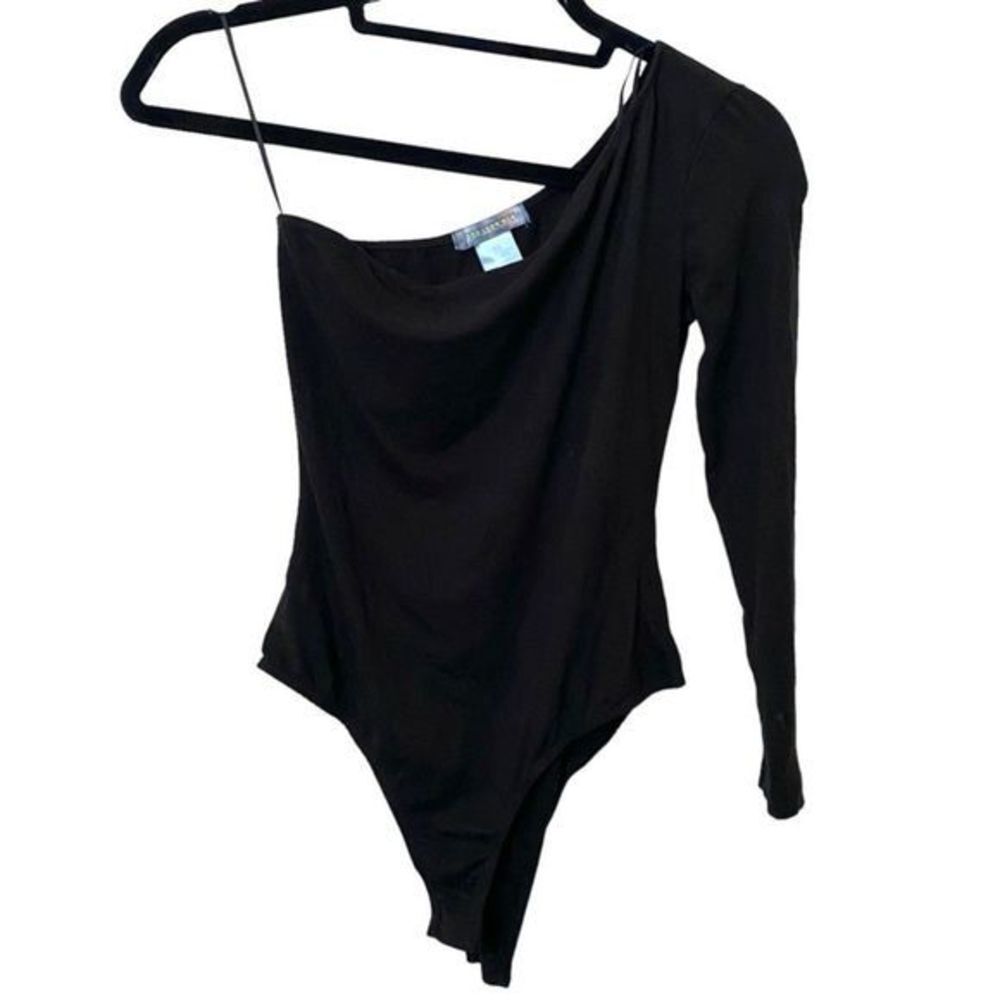 GOOD LUCK GEM One Sleeved Bodysuit‎ Black XS